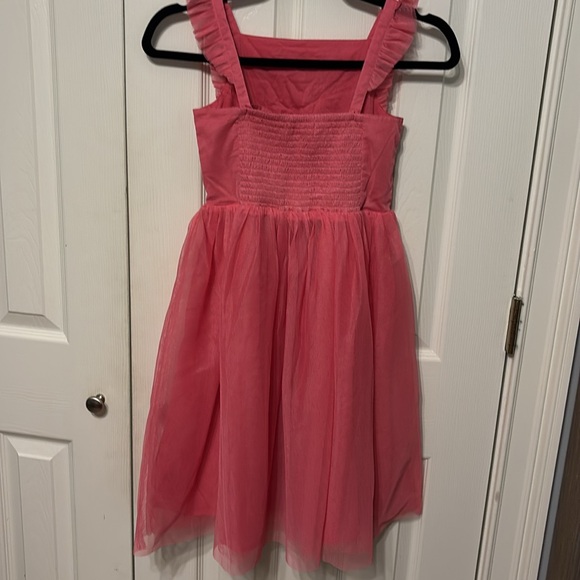 Mini Boden Appliqué Floral Tulle Dress - Picture 5 of 10